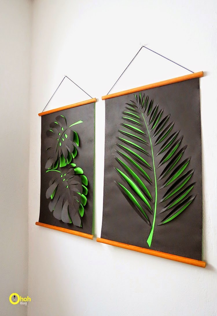 DIY Paper Wall Decor
 DIY Paper Leaf Wall Art DIY Craft Projects