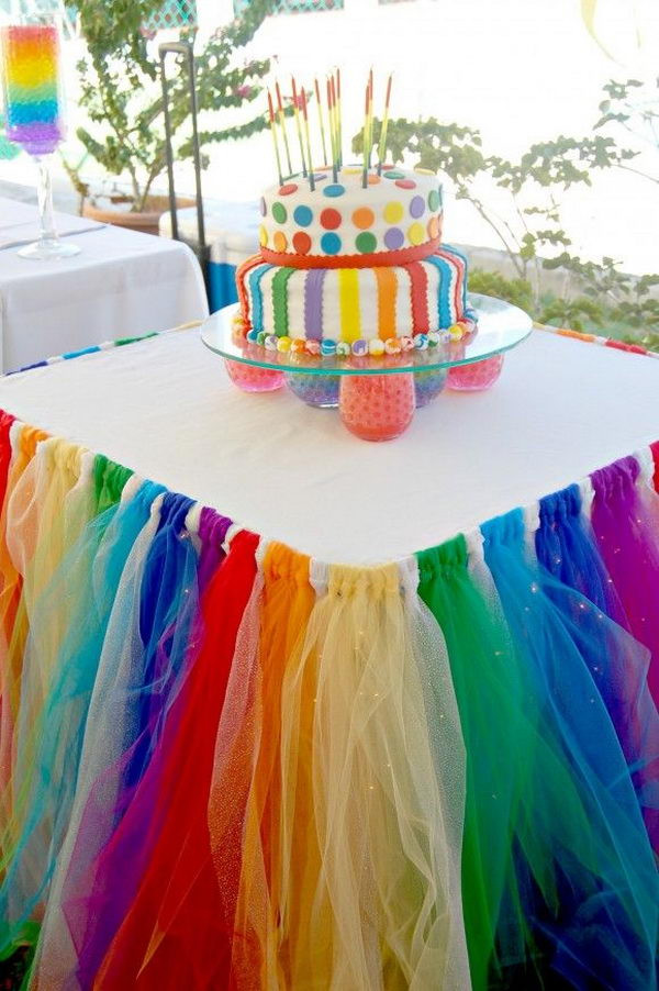 DIY Party Decorations For Adults
 DIY Rainbow Party Decorating Ideas for Kids