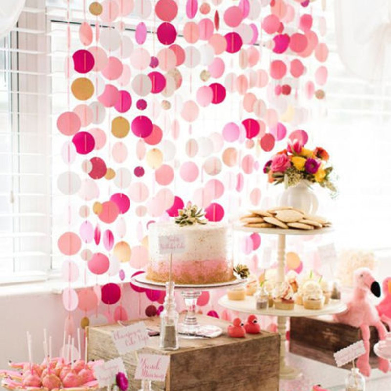 DIY Party Decorations
 Glitter Paper Birthday Party Hanging Bunting Banner Flag
