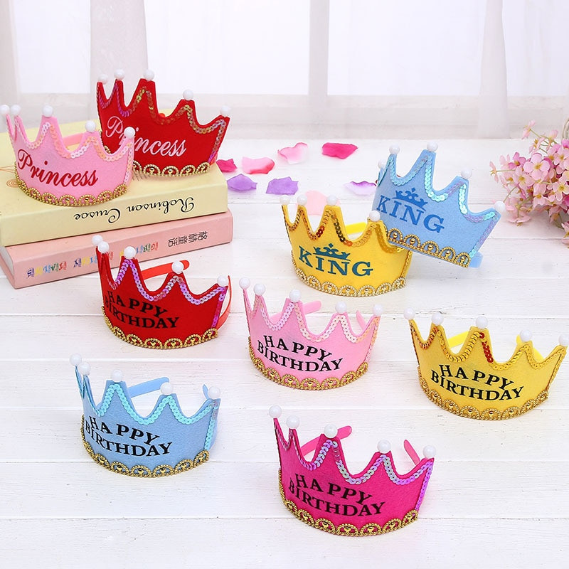 DIY Party Hats For Adults
 Happy Birthday Party Hats DIY Cute Handmade Cap Crown