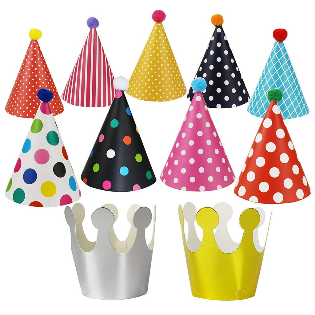 DIY Party Hats For Adults
 11 PCS DIY Birthday Party Hats Fun Party Hats Cap Set for