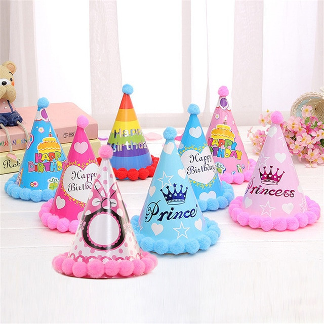 DIY Party Hats For Adults
 New Arrival Happy Birthday Party Hats DIY Cute Handmade