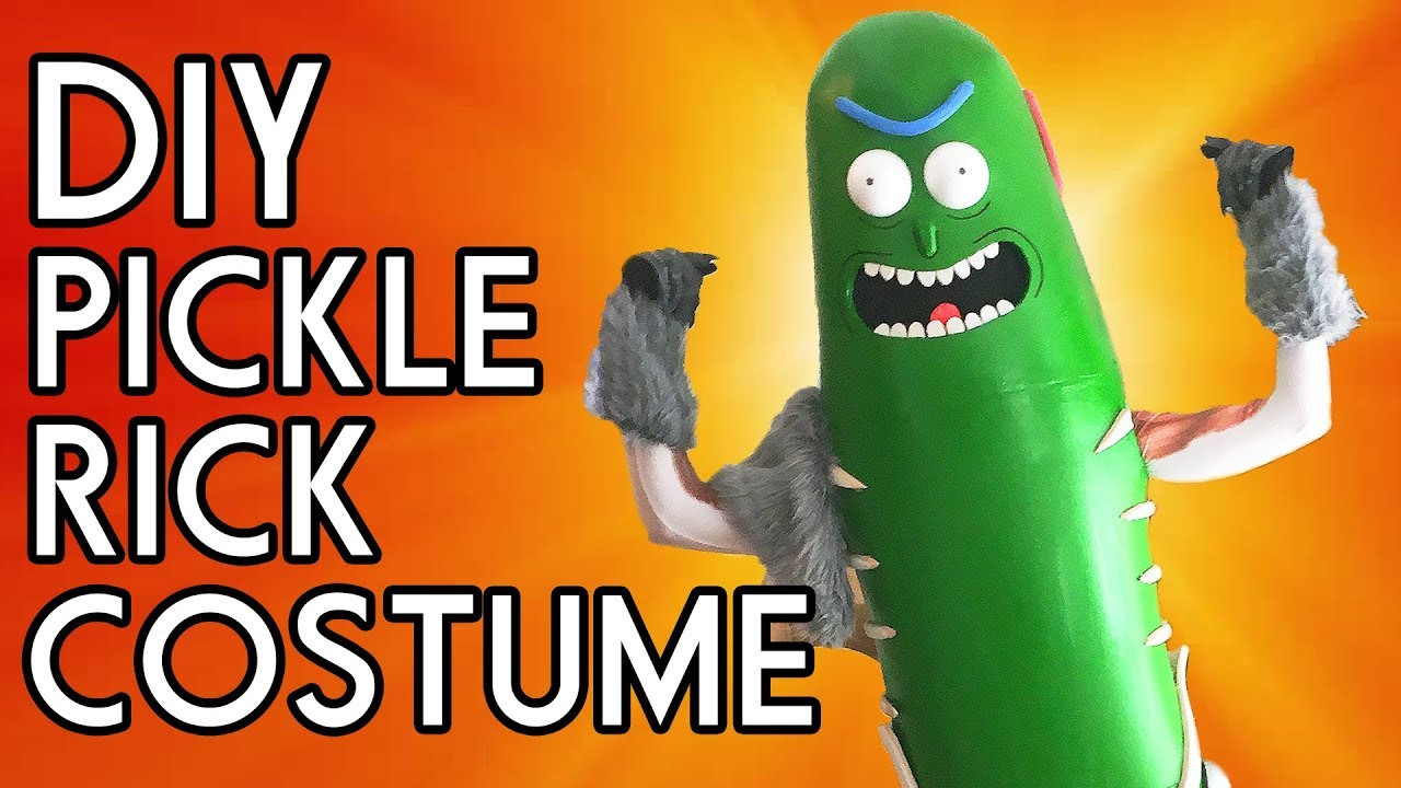 DIY Pickle Costume
 DIY Pickle Rick Costume Backyard FX