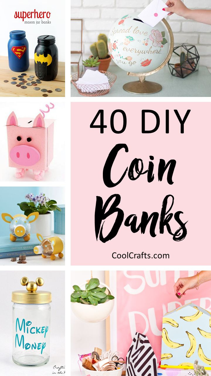 DIY Piggy Bank For Adults
 40 Cool DIY Piggy Banks For Kids & Adults