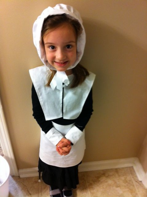 DIY Pilgrim Costume
 Made this for my granddaughter last year Easy Pilgrim