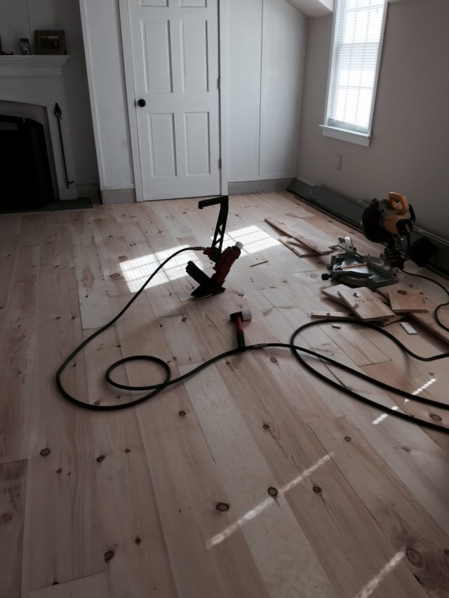 DIY Pine Plank Flooring
 Hometalk