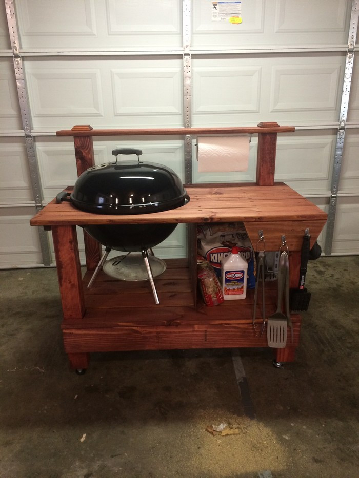 DIY Plan B
 Build your own barbecue grill table