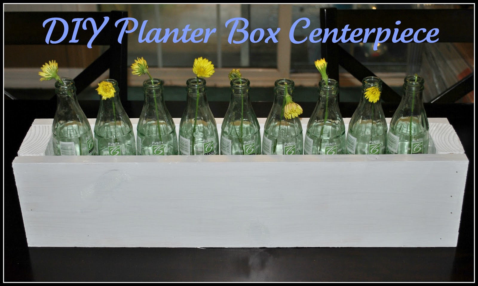 DIY Planter Box Centerpiece
 Life With 4 Boys Re purposed DIY Planter Box Centerpiece