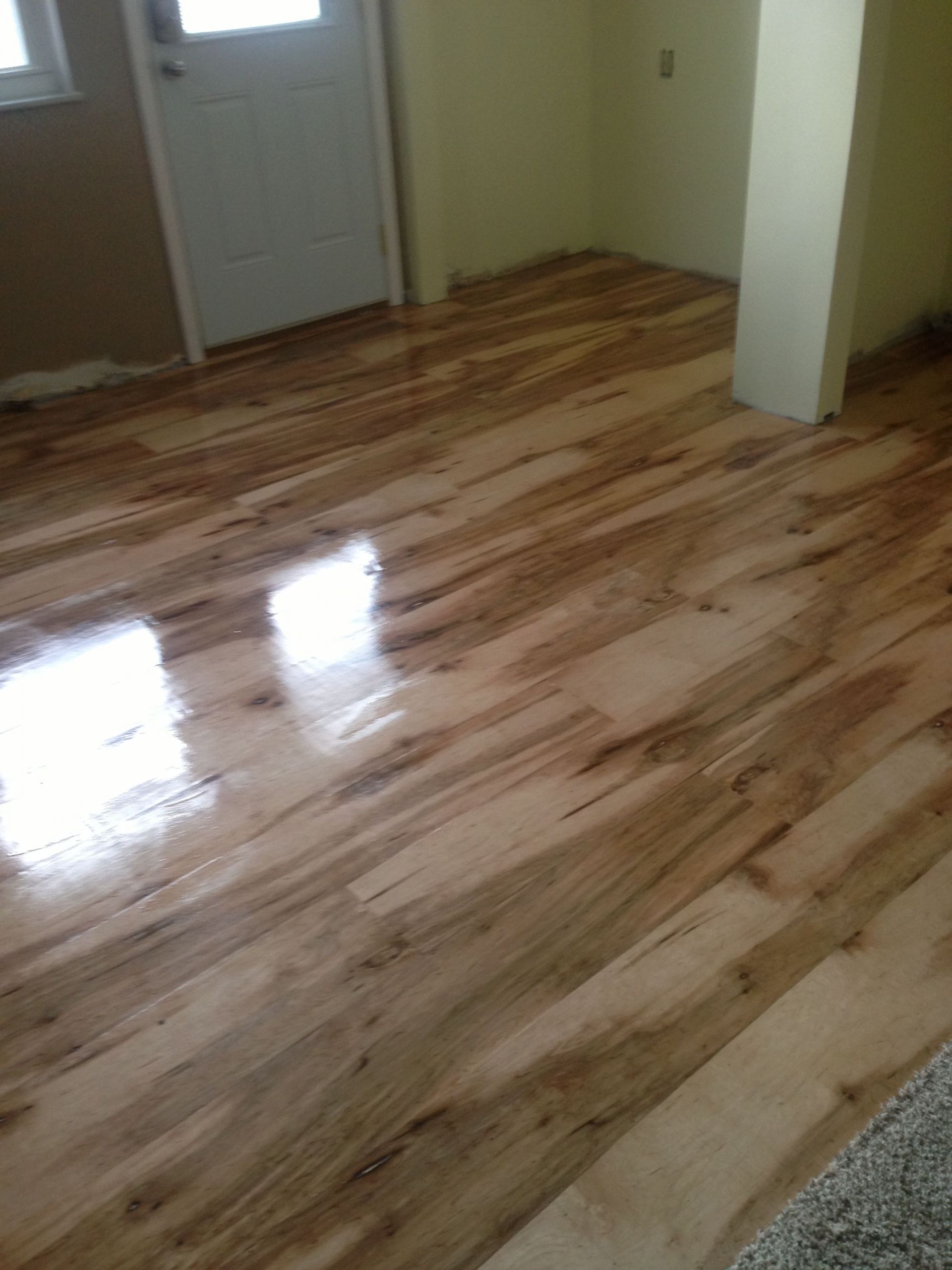 DIY Plywood Floors
 The final finish of the plywood floor love only cost