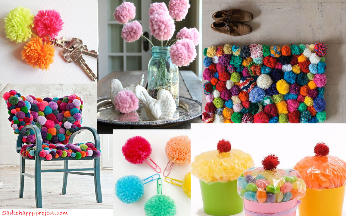 DIY Pom Pom Decorations
 31 Cute and Easy DIY Pom Pom Decoration Ideas in Your