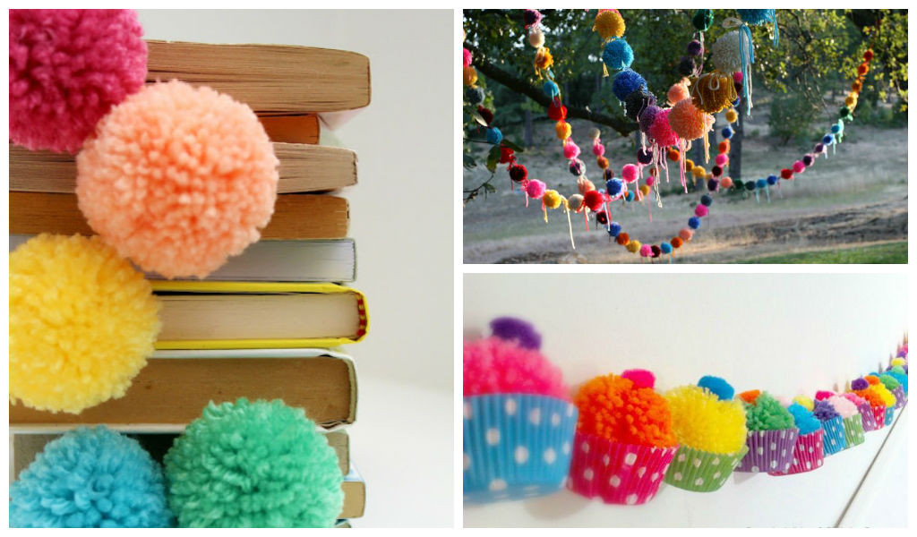 DIY Pom Pom Decorations
 30 Adorable DIY Pom Pom Decorations