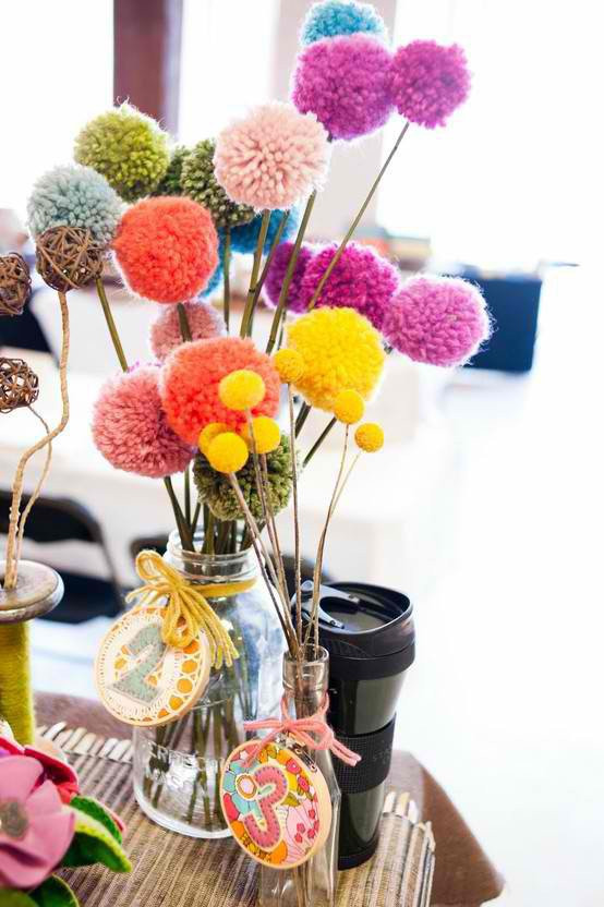 DIY Pom Pom Decorations
 31 Cute and Easy DIY Pom Pom Decoration Ideas in Your