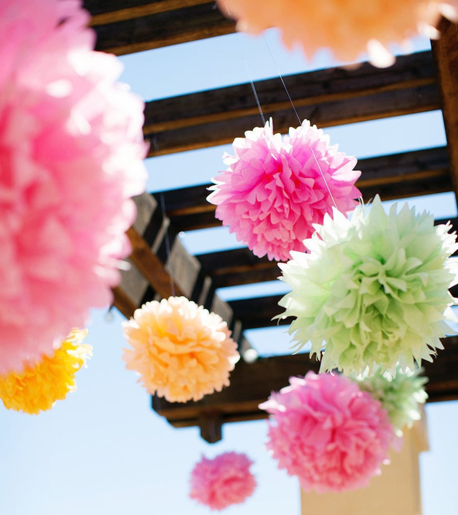 DIY Pom Pom Decorations
 DIY Tissue Paper Pom Poms