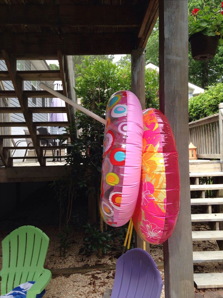 DIY Pool Float Organizer
 Pool floats The o jays and Pools on Pinterest