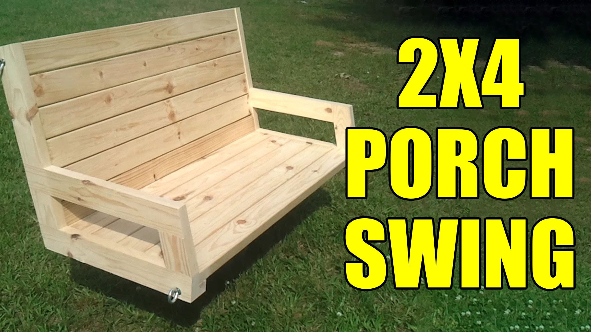 DIY Porch Swing Plans
 How To Build A 2×4 Porch Swing