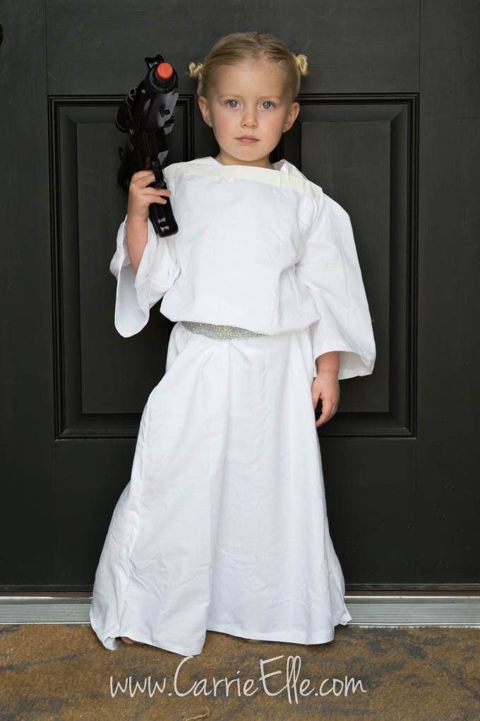 DIY Princess Leia Costume
 No Sew DIY Princess Leia Costume for Kids Carrie Elle