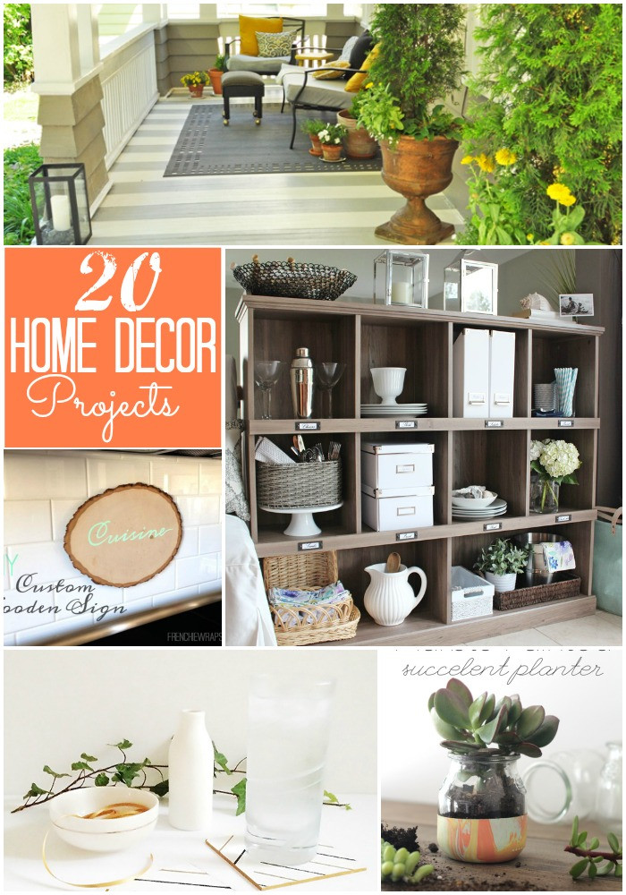 DIY Project Home Decor
 Great Ideas 20 DIY Home Decor Projects