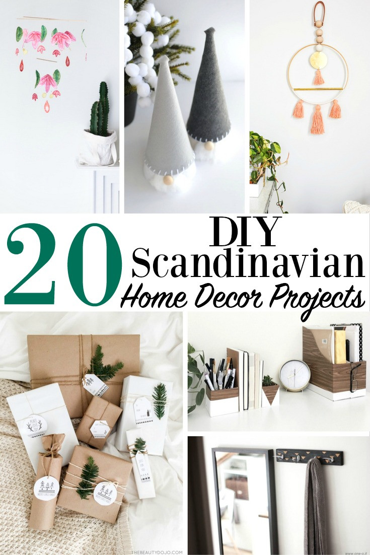 DIY Project Home Decor
 20 DIY Scandinavian Home Decor Projects Modern Minimalist