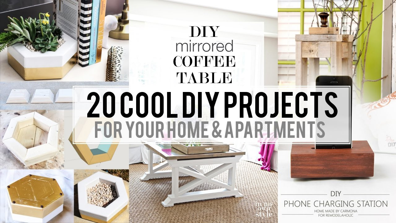 DIY Project Home Decor
 20 Cool Home decor DIY Project