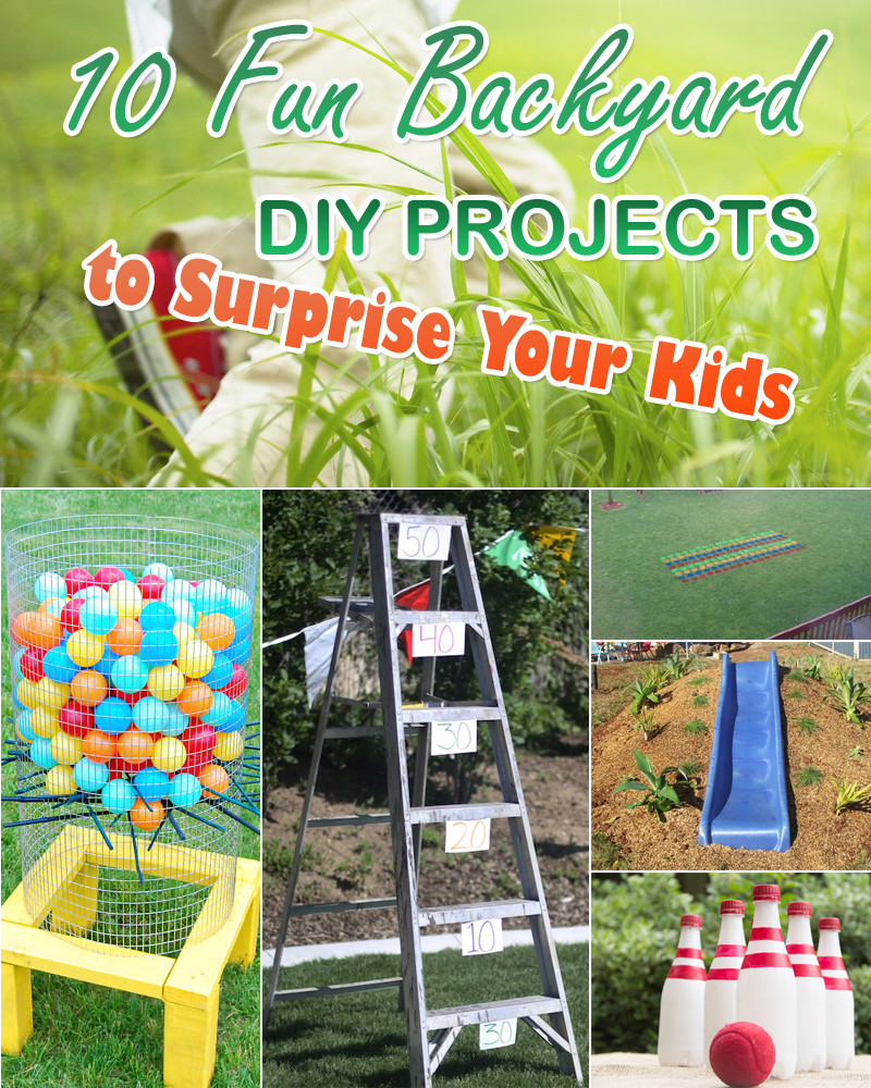 DIY Projects Kids
 10 Fun Backyard DIY Projects to Surprise Your Kids