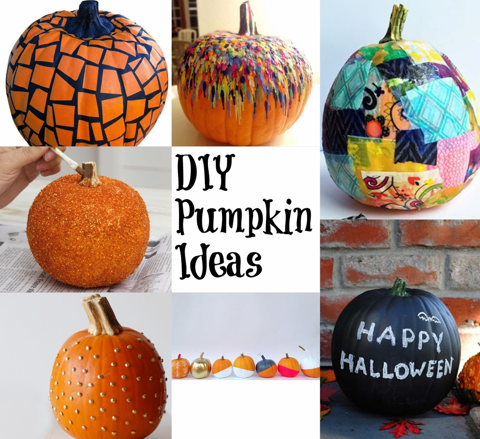 DIY Pumpkin Decorations
 La vie Jaime DIY Pumpkin Decorating Ideas