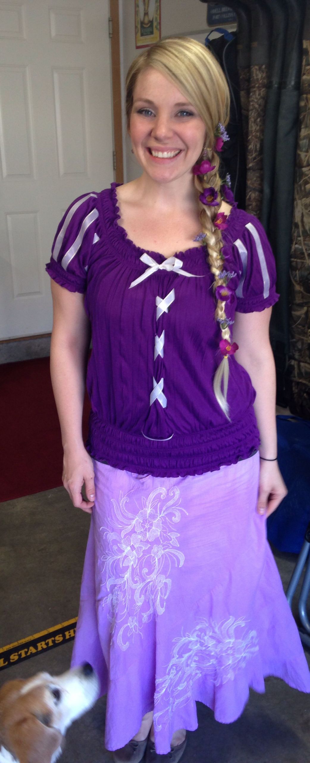 DIY Rapunzel Costume For Adults
 DIY adult Rapunzel costume Tangled