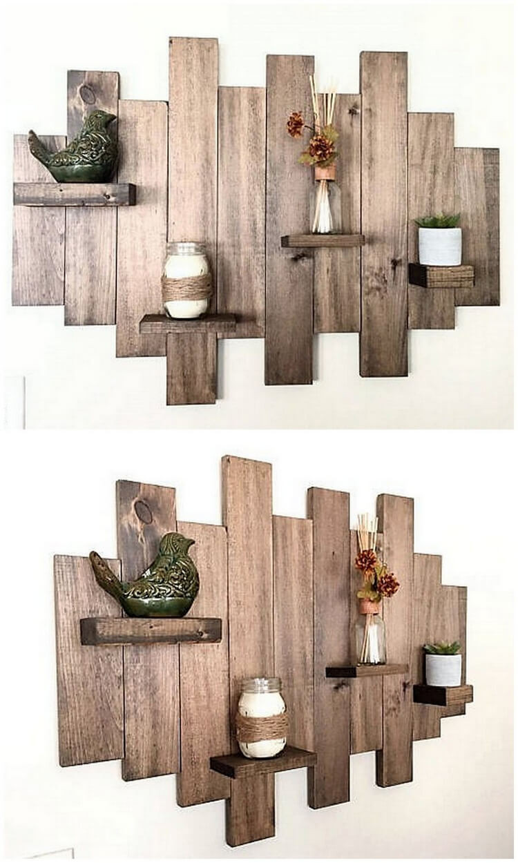DIY Reclaimed Wood Shelves
 Creative Shelving Ideas With Reclaimed Wooden Pallets