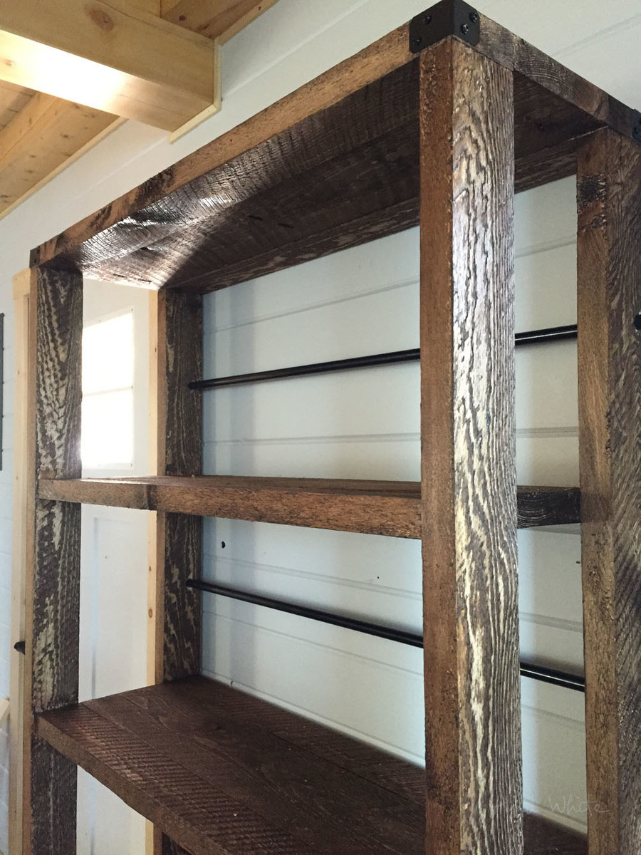 DIY Reclaimed Wood Shelves
 Ana White