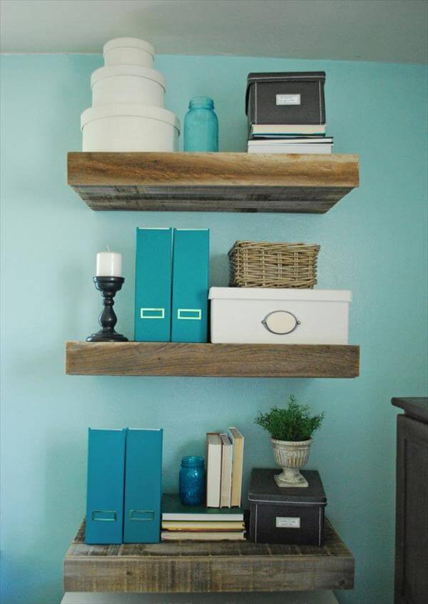 DIY Reclaimed Wood Shelves
 10 Unique DIY Shelves for Home Storage