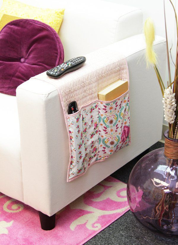 DIY Remote Control Organizer
 Weekend DIY Sew Your Own Remote Control Caddy