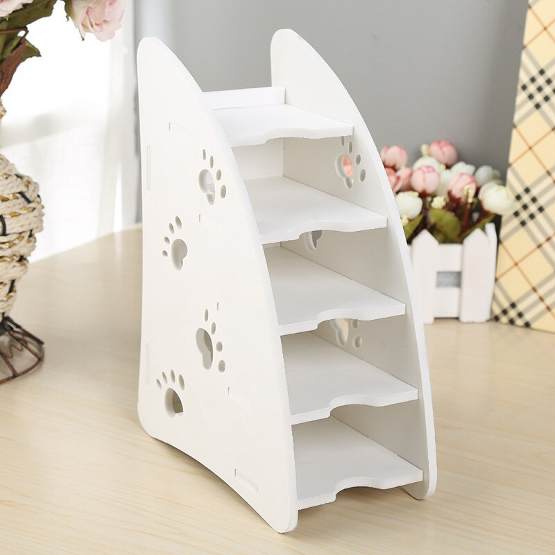 DIY Remote Control Organizer
 DIY white Wood plastic plate box Remote control storage