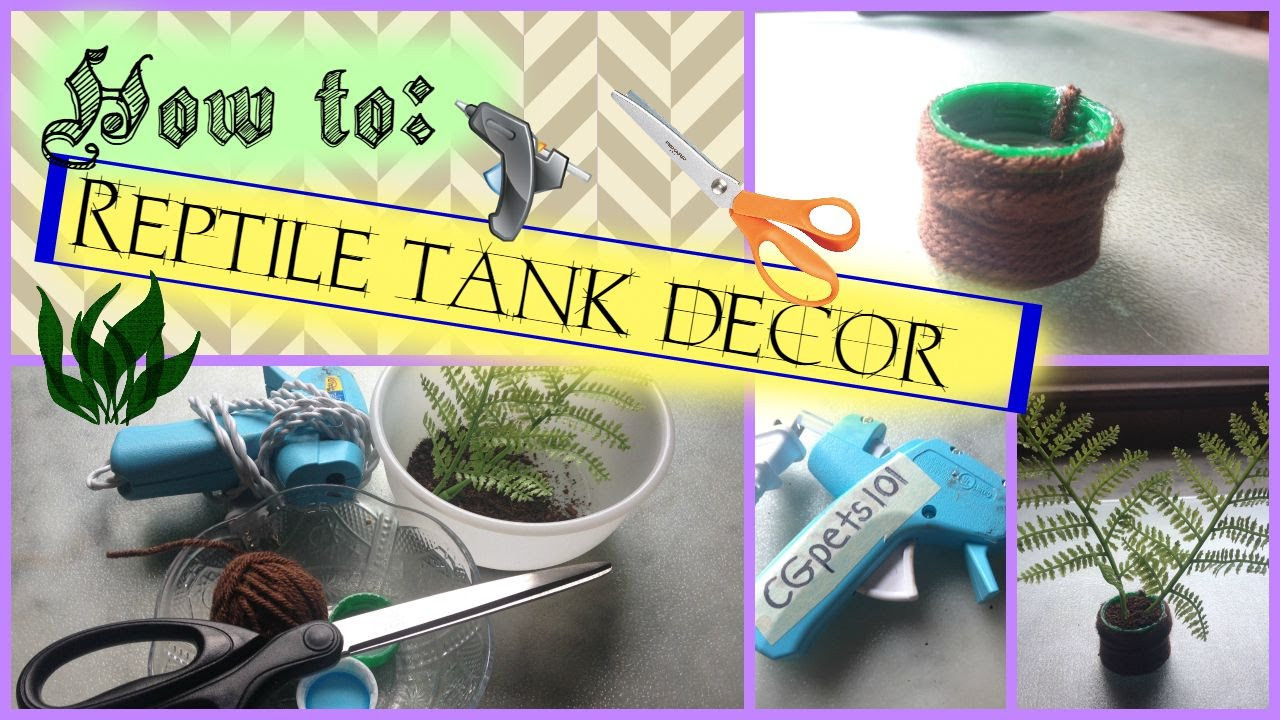 DIY Reptile Decor
 DIY REPTILE TANK DECOR