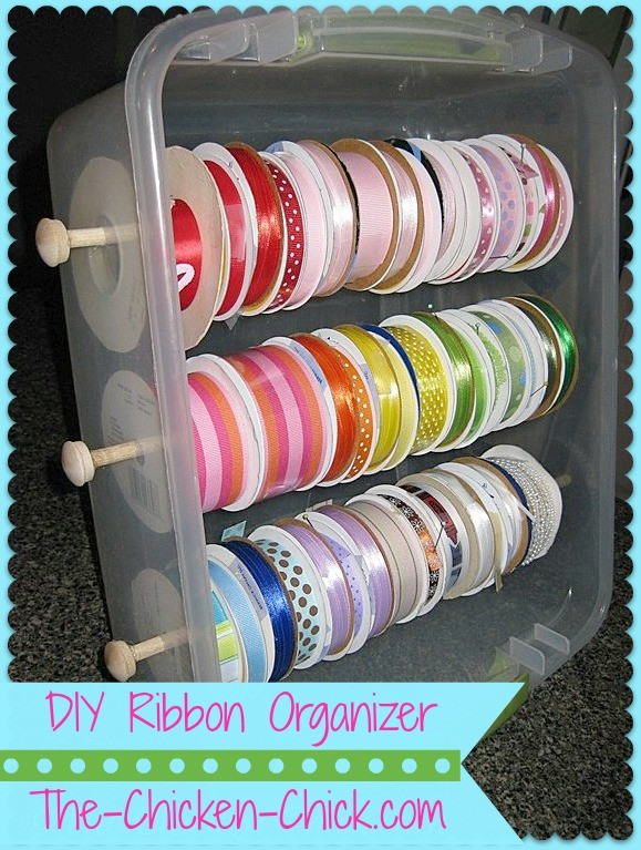 DIY Ribbon Organizer
 DIY Ribbon Organizer Tote