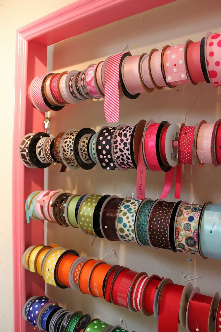 DIY Ribbon Organizer
 88 best images about Crafty Side of Life on Pinterest