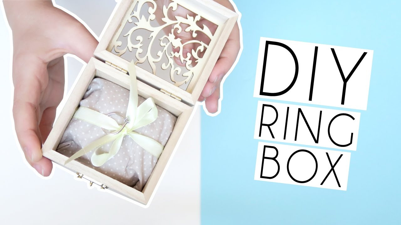 DIY Ring Boxes
 DIY Wedding RING BOX