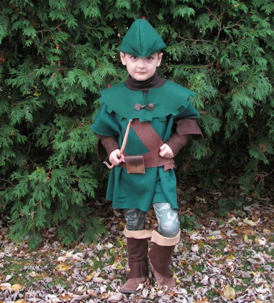 DIY Robin Costume
 DIY Handmade kids Robin Hood and Friar Tuck Halloween costumes