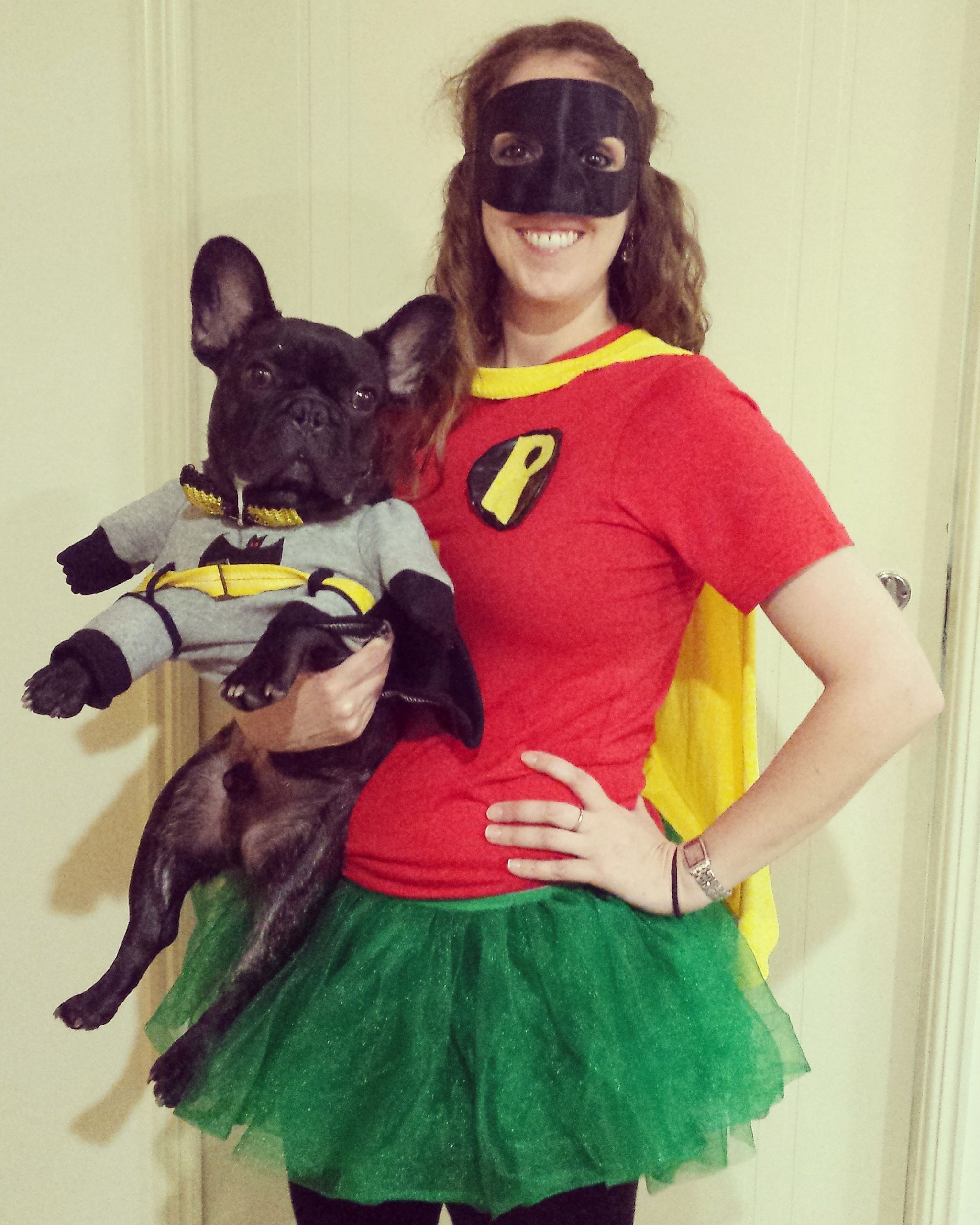 DIY Robin Costume
 Batman and Robin Costumes for Dogs and Owners Costume Yeti
