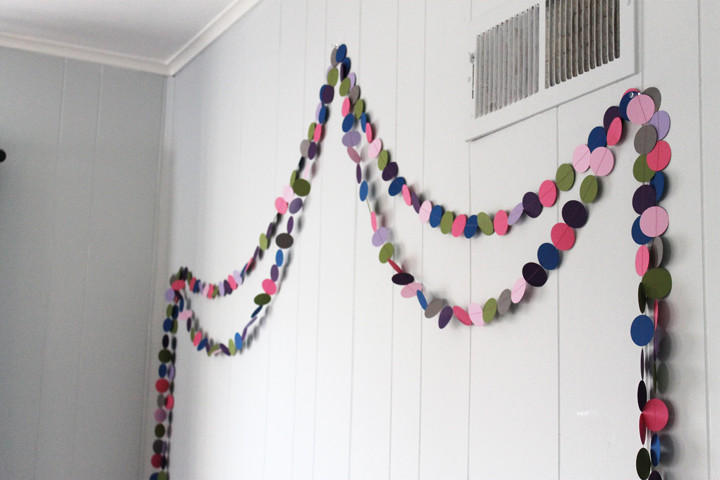 DIY Room Decor For Kids
 DIY Circle Garland A Cheap and Easy Kid s Room Decorating