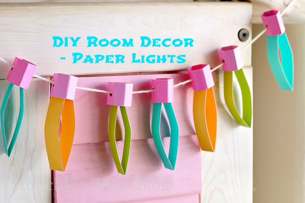 DIY Room Decor With Paper
 DIY Kids Room Decor Paper Lights Munchkin Time