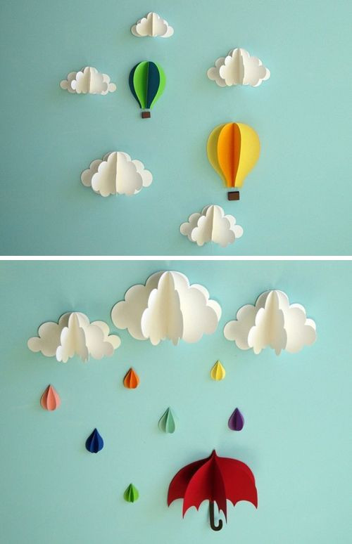 DIY Room Decor With Paper
 20 Easy and Creative DIY Wall Art Projects Sad To Happy