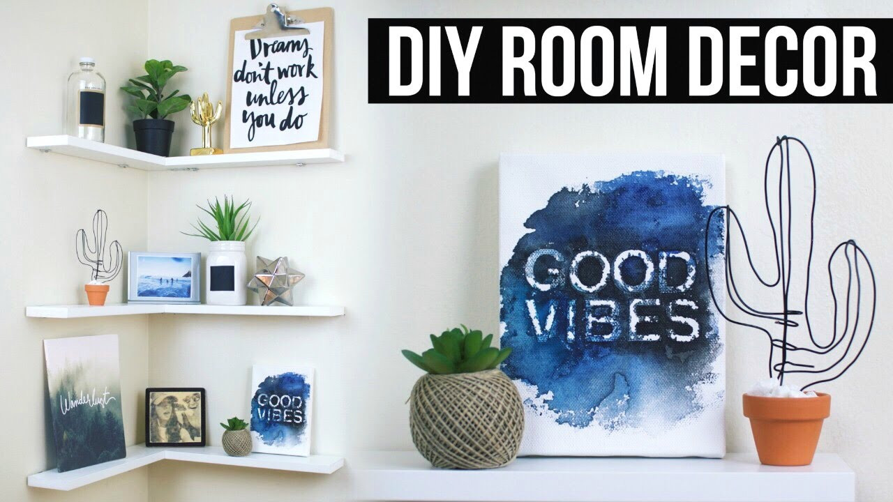 DIY Room Decoration Pinterest
 DIY Floating Shelves Room Decor