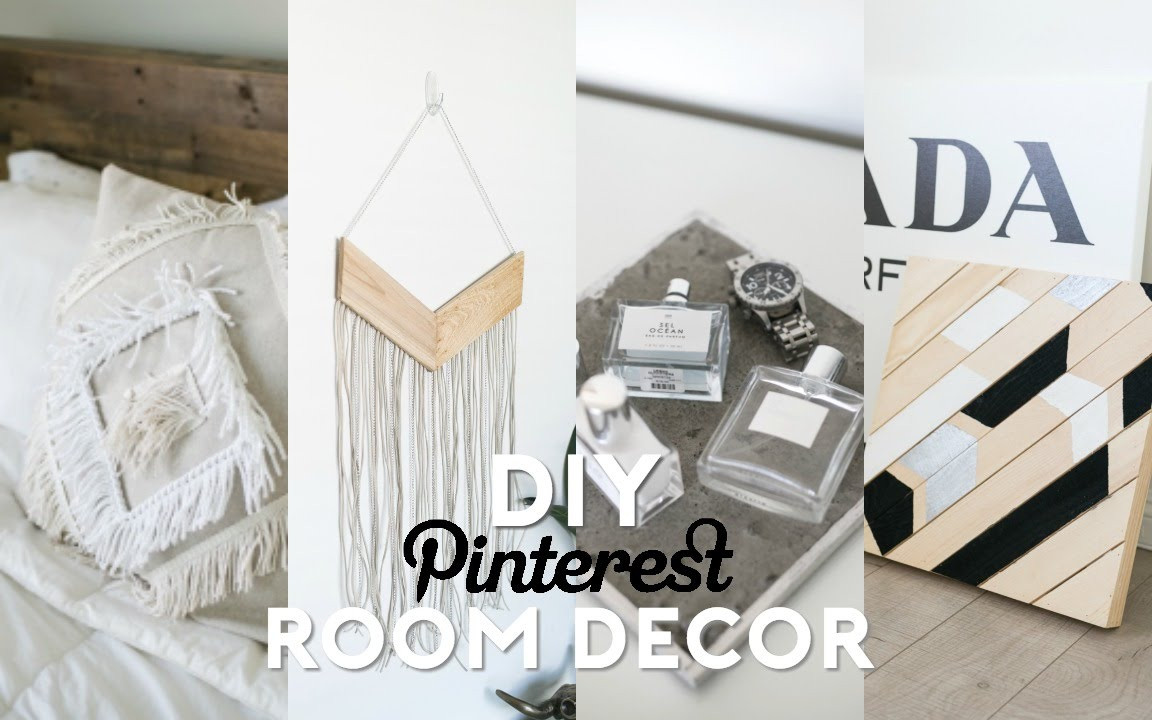 DIY Room Decoration Pinterest
 DIY Pinterest Inspired Room Decor Minimal & Easy
