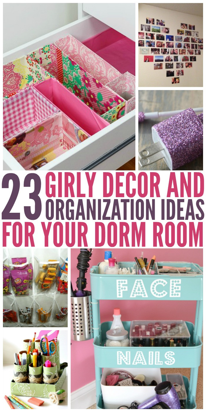 DIY Room Organization
 23 Dorm Room Decor and Organization Ideas