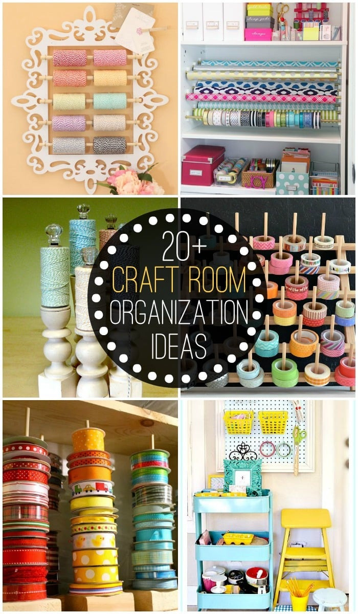 DIY Room Organization
 20 Craft Room Organization Ideas