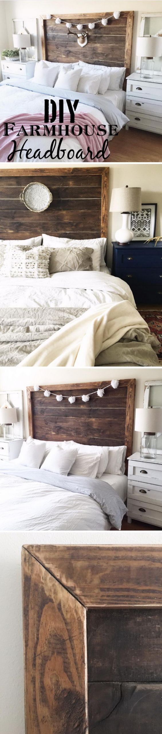 DIY Rustic Wood Headboard
 30 Rustic Wood Headboard DIY Ideas Hative