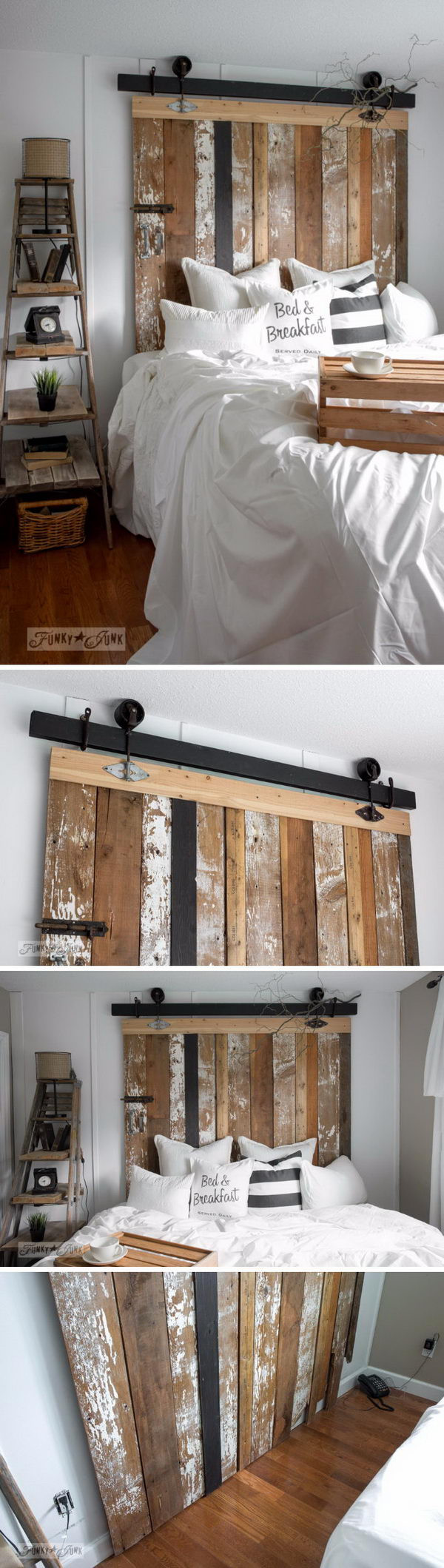 DIY Rustic Wood Headboard
 30 Rustic Wood Headboard DIY Ideas Hative