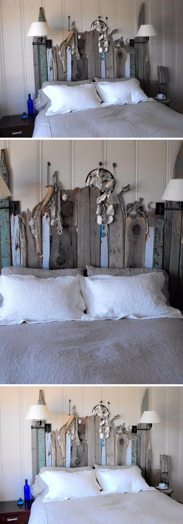 DIY Rustic Wood Headboard
 30 Rustic Wood Headboard DIY Ideas Hative