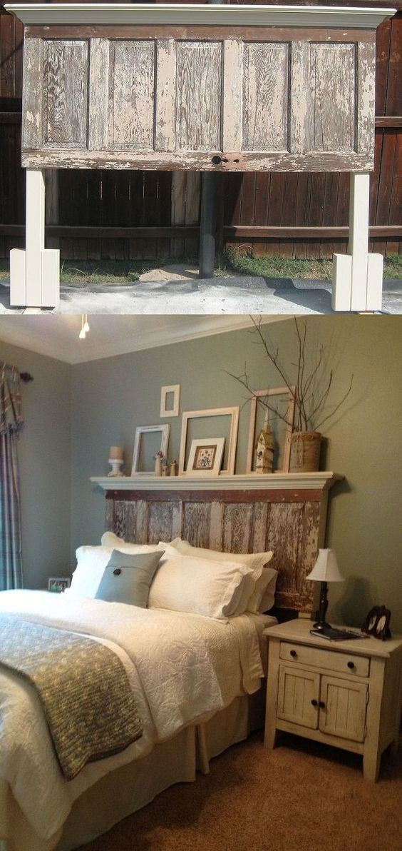 DIY Rustic Wood Headboard
 30 Rustic Wood Headboard DIY Ideas Hative