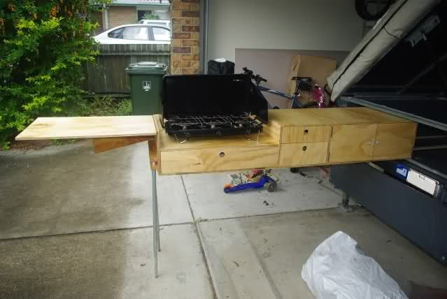 DIY Rv Outdoor Kitchen
 A great DIY pull out Kitchen