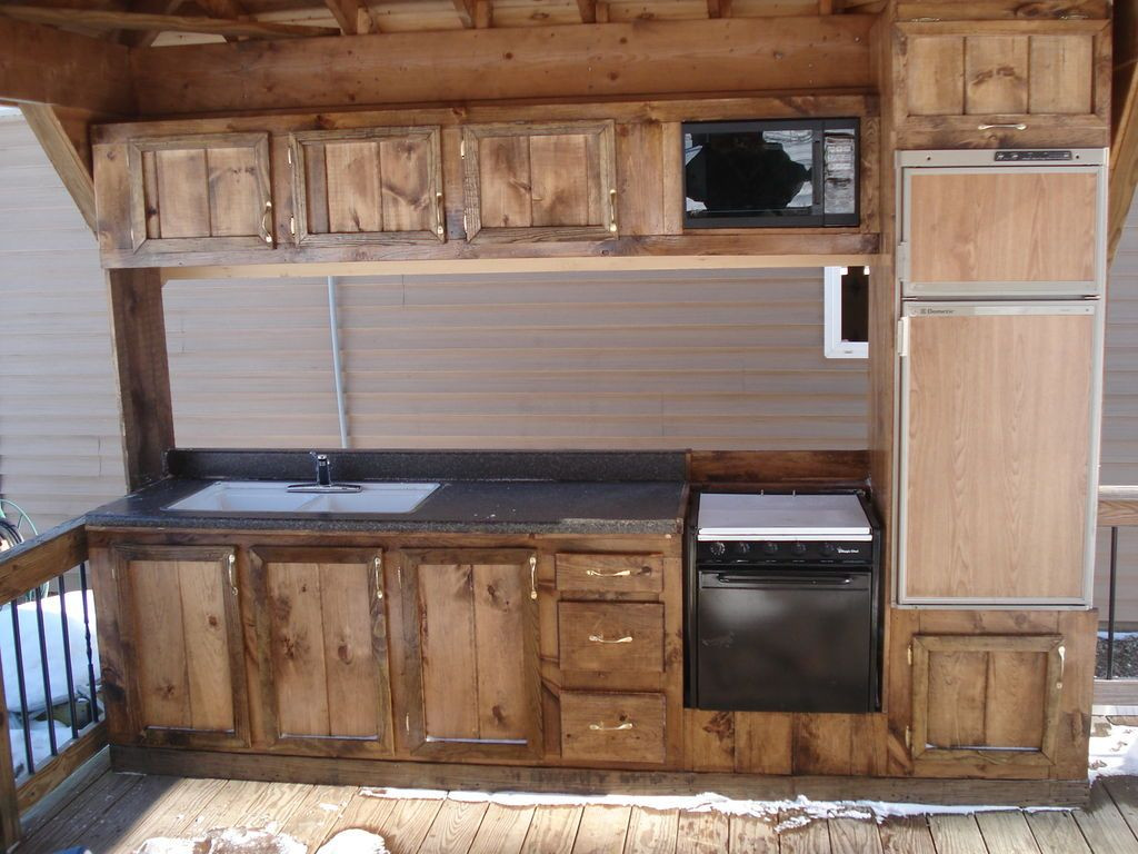 DIY Rv Outdoor Kitchen
 Camper Deck Kitchen